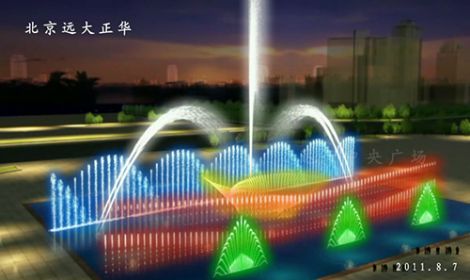 達(dá)卡中央廣場音樂噴泉設(shè)計方案
